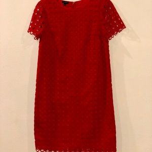 Talbots Red Dess Size 6.